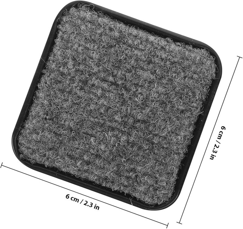 4Pcs Plastic Furniture Coasters Anti Slip Floor Protectors For Chair Bed Couch - Image 2